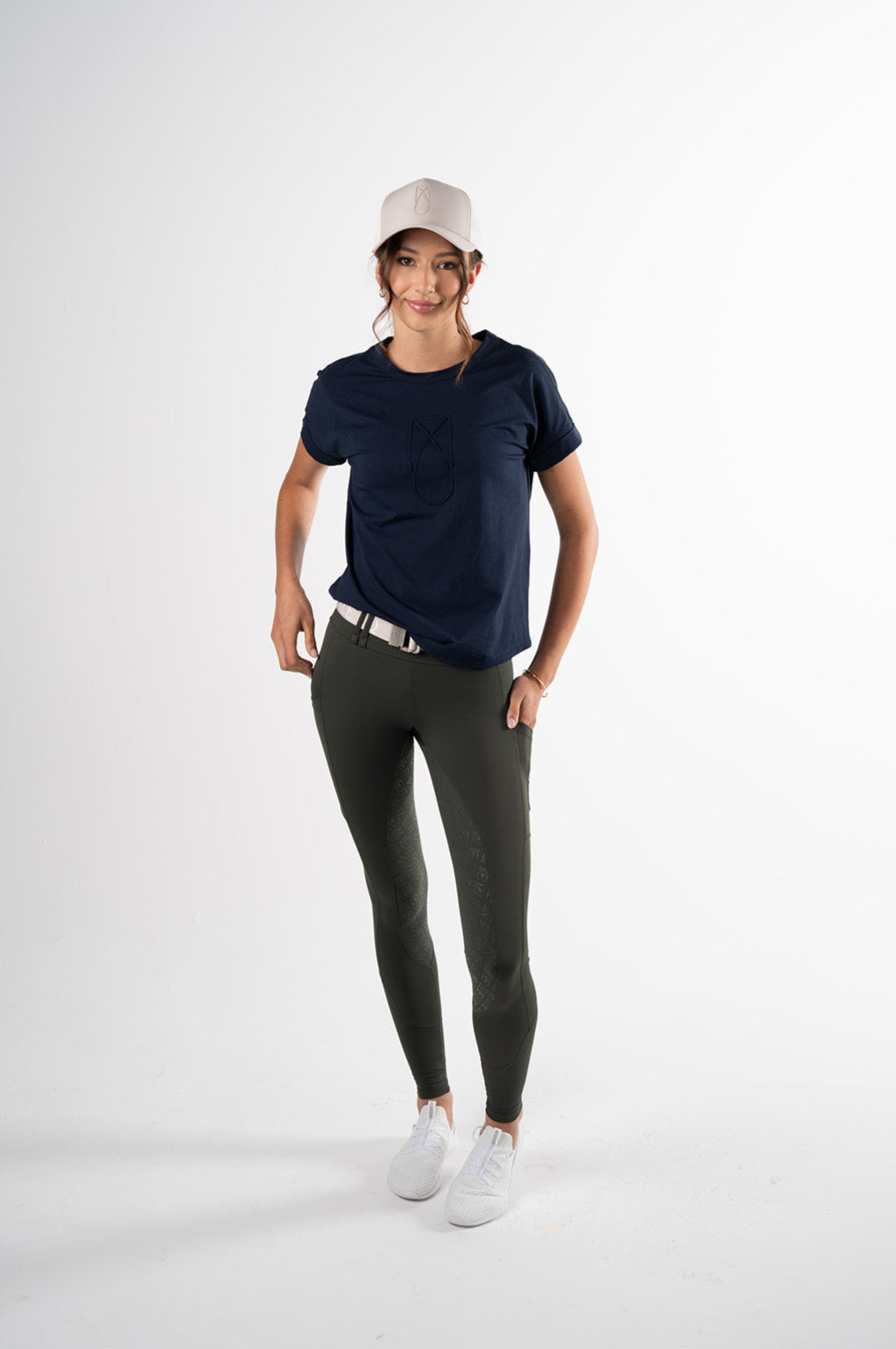 Sculpt Riding Tights - Hunter Green