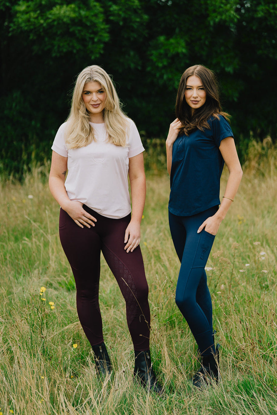 Sculpt Riding Tights - Navy