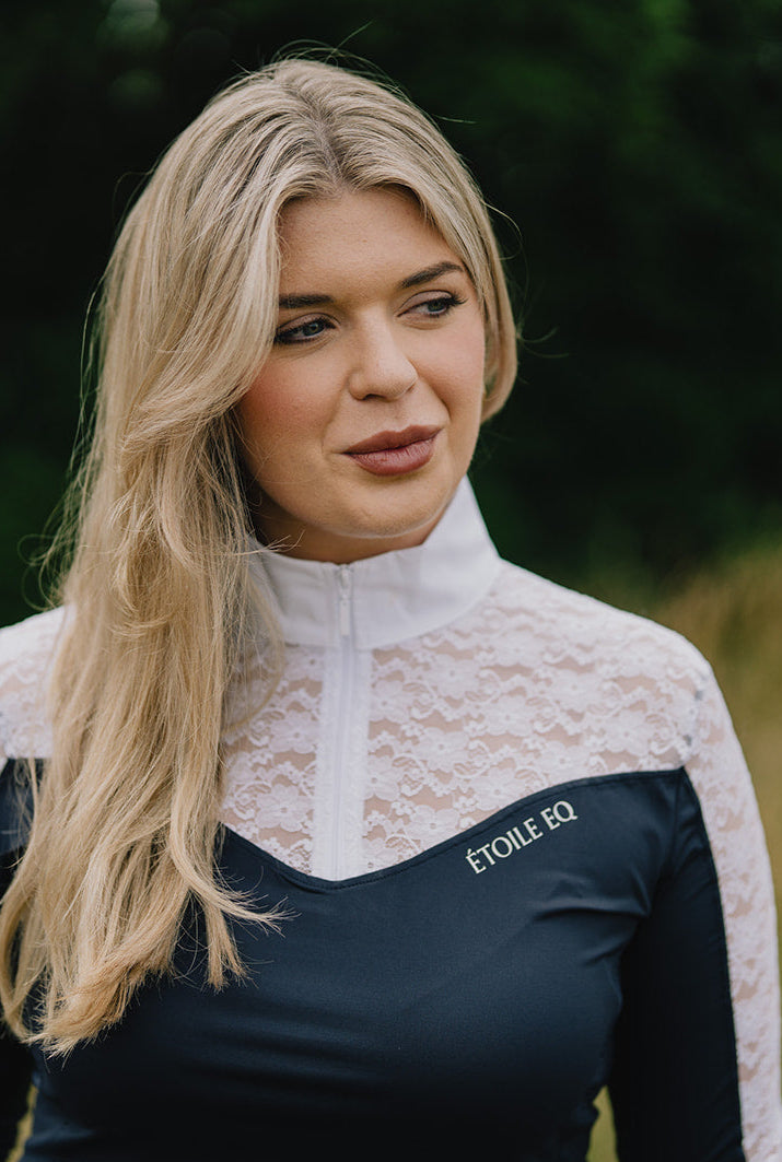 Long Sleeve Lace Show Shirt
