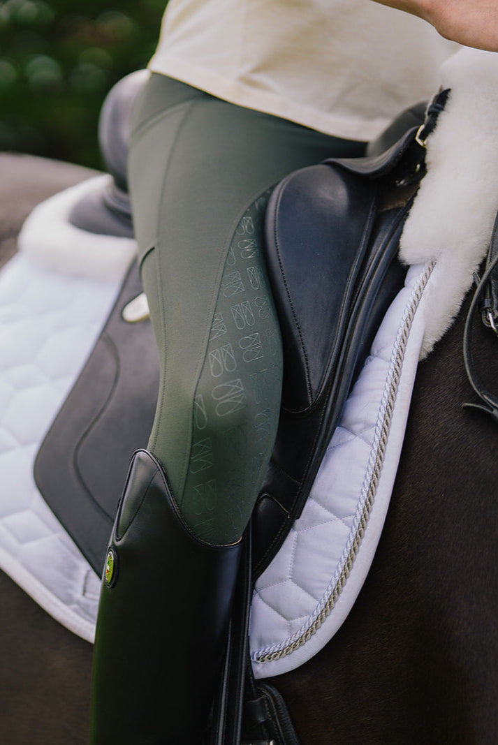Sculpt Riding Tights - Hunter Green