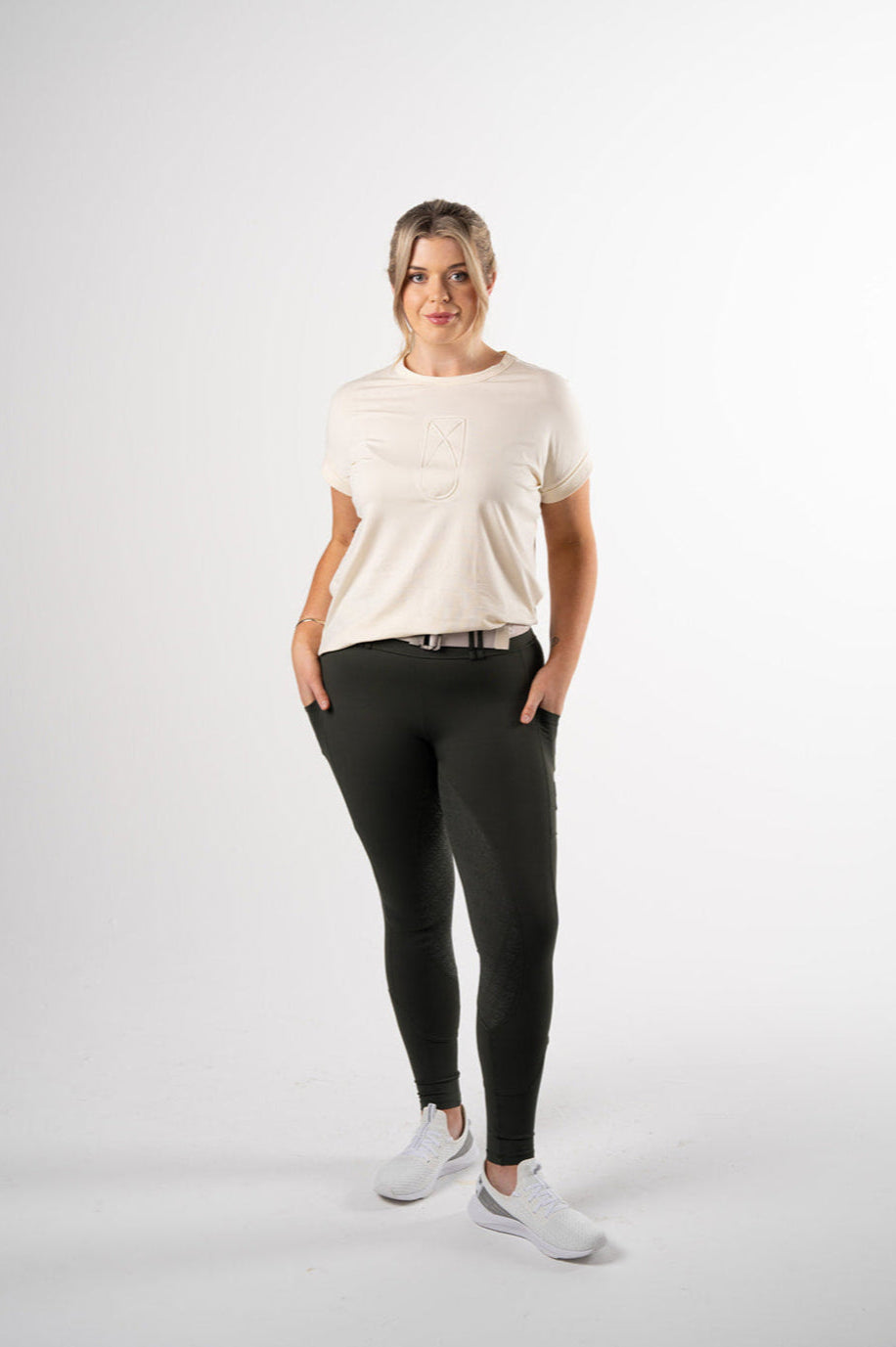 Sculpt Riding Tights - Hunter Green