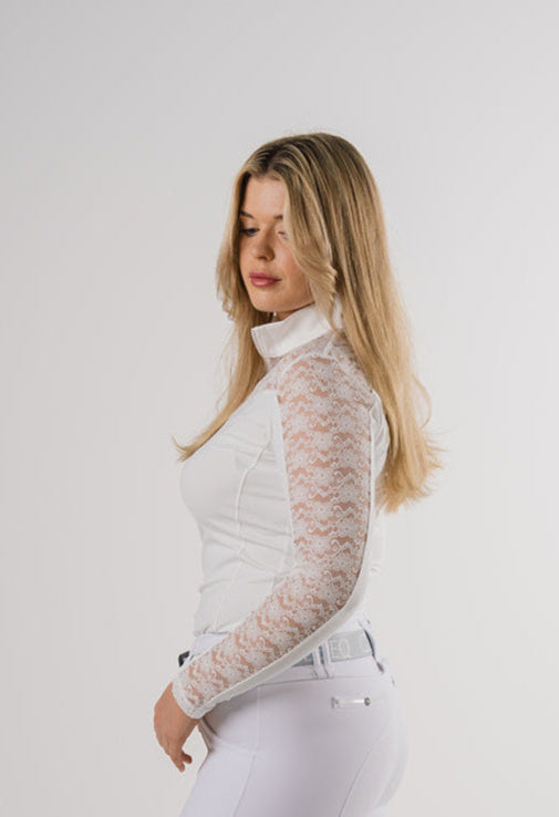 Long Sleeve Lace Show Shirt
