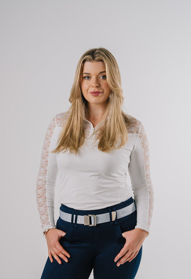 Long Sleeve Lace Show Shirt