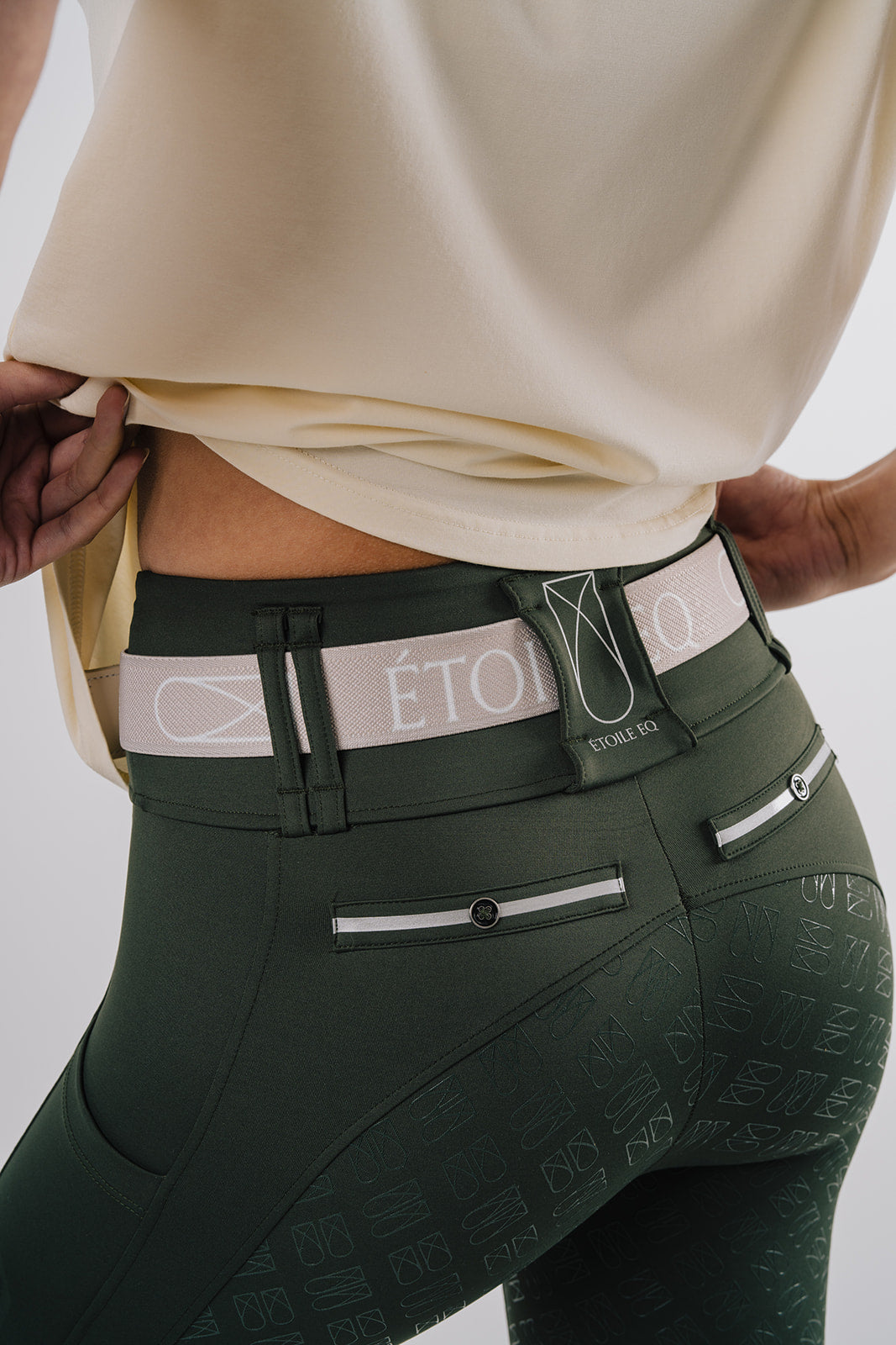 Sculpt Riding Tights - Hunter Green